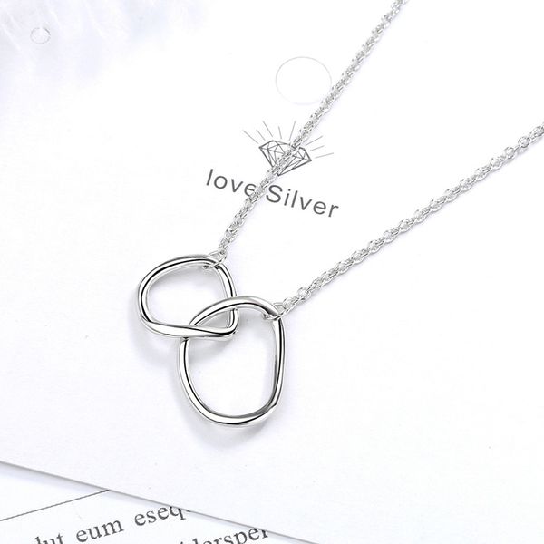 2 circle pendants trendy jewelry birthday gift girl o chain extend silver-color pendant necklace for women ali20007
2 circle pendants trendy jewelry birthday gift girl o chain extend silver-color pendant necklace for women ali20007