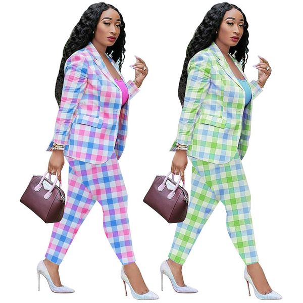 плед женщины 2 piece set мода контраст цвет palid костюмы двухкусочной эпикировка женщина дизайнер одежда, White 
плед женщины 2 piece set мода контраст цвет palid костюмы двухкусочной эпикировка женщина дизайнер одежда, White
