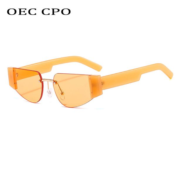 new rimless sunglasses women men brand designer fashion cat eye orange shades sunglasses men personality sun glasses uv400, White;black
new rimless sunglasses women men brand designer fashion cat eye orange shades sunglasses men personality sun glasses uv400, White;black