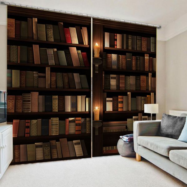 p brown bookself curtains window blackout luxury 3d curtains set for bed room living room personality curtains
p brown bookself curtains window blackout luxury 3d curtains set for bed room living room personality curtains