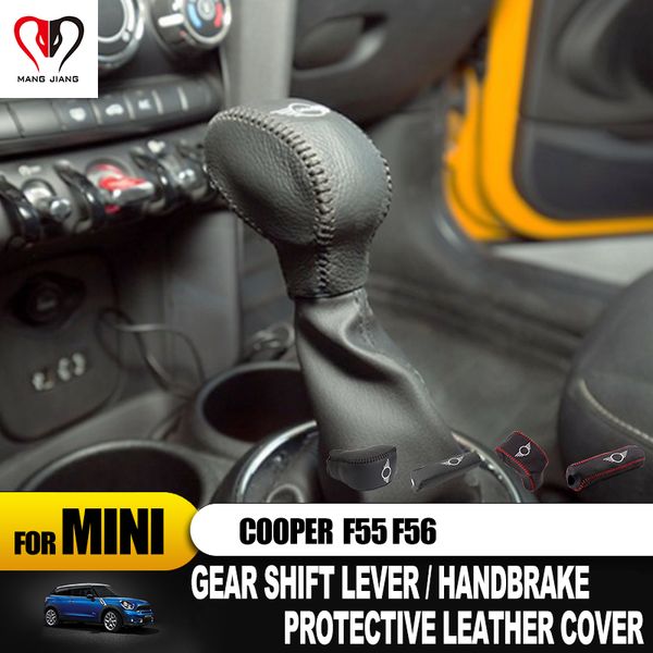 new gear shift handbrake protective layer leather case cover for mini cooper f55 f56 car-styling protection 1pcs
new gear shift handbrake protective layer leather case cover for mini cooper f55 f56 car-styling protection 1pcs