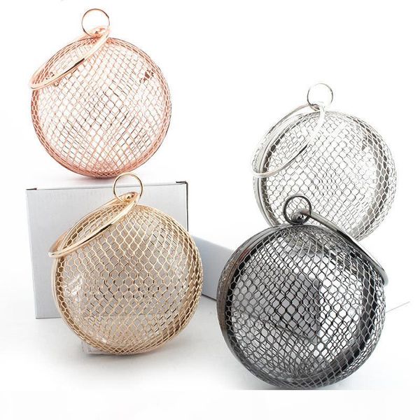 vintage women's evening bag metal chain hollow out mini bag banquet party shoulder & crossbody bags clutch circular cage handbag y18103
vintage women's evening bag metal chain hollow out mini bag banquet party shoulder & crossbody bags clutch circular cage handbag y18103