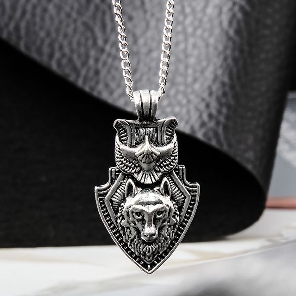 berbeny wolf head necklace men eagle shield necklaces animal coo l black silver color necklaces new
berbeny wolf head necklace men eagle shield necklaces animal coo l black silver color necklaces new