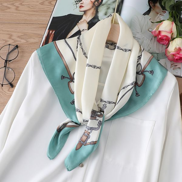 fashion print silk neck scarves for ladies foulard shawls and wraps head band women soft square neckerchief bandana, Blue;gray
fashion print silk neck scarves for ladies foulard shawls and wraps head band women soft square neckerchief bandana, Blue;gray