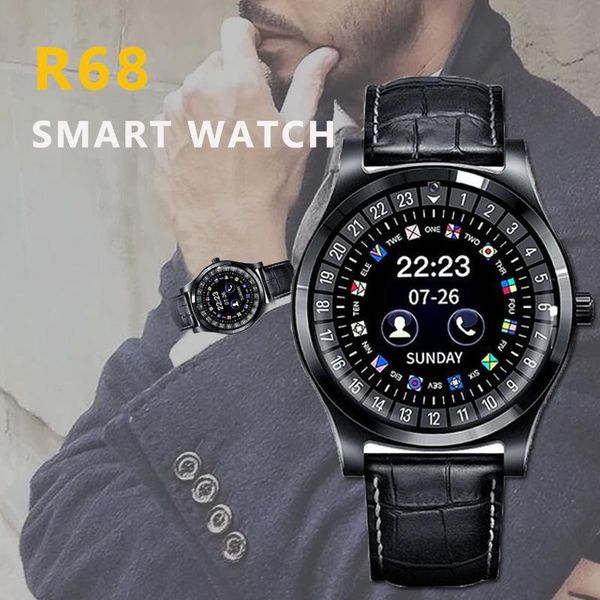 cgjxssmart watch r68 bluetooth round screen smartwatch men watch support sim tf card call reminder pedometer d35 fitness tracker
cgjxssmart watch r68 bluetooth round screen smartwatch men watch support sim tf card call reminder pedometer d35 fitness tracker