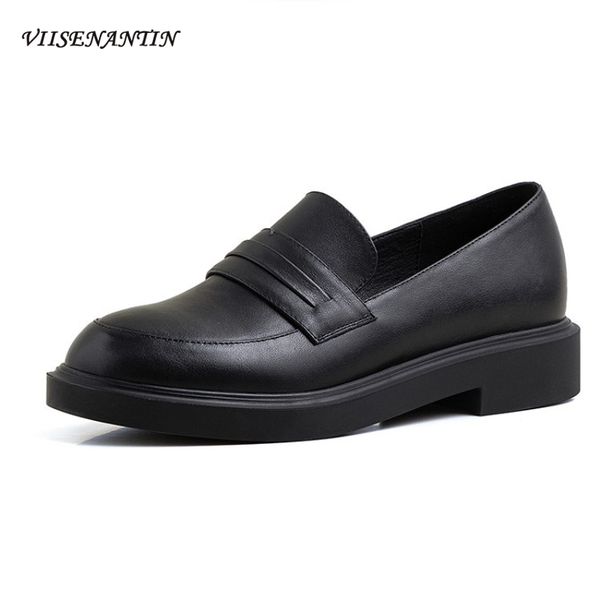fashion white small leather shoes women wild autumn new british style leather flat casual loafers a pedal single handmade shoes, Black
fashion white small leather shoes women wild autumn new british style leather flat casual loafers a pedal single handmade shoes, Black