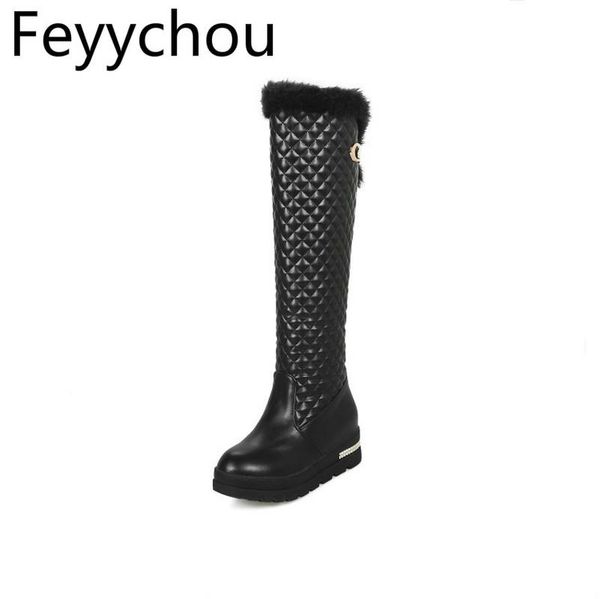 boots women autumn winter med heel warm pu platform slip on knee high motorcycle shoes round toe 2021 fashion plush white, Black
boots women autumn winter med heel warm pu platform slip on knee high motorcycle shoes round toe 2021 fashion plush white, Black