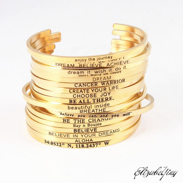 fashion jewelry stainless steel titanium gold message id bangle bracelet 2020 inspirational bangle mantra bracelets, Black
fashion jewelry stainless steel titanium gold message id bangle bracelet 2020 inspirational bangle mantra bracelets, Black