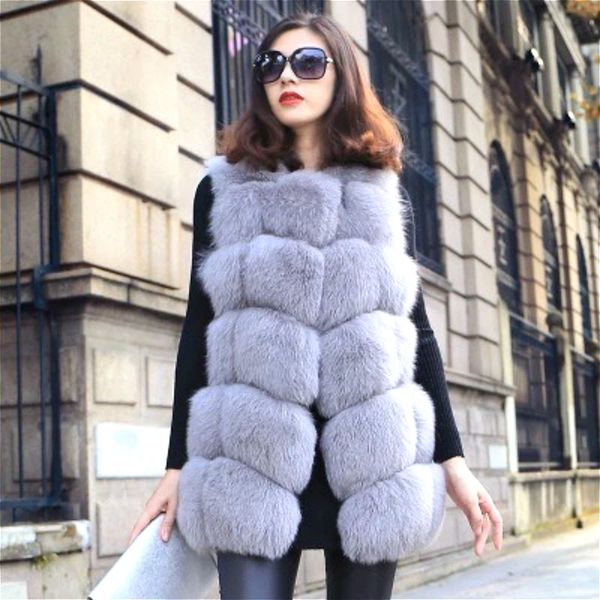 elegant women fur vest fashion slim fit casual winter fur jacket mid long faux waistcoat coat gilet s-4xl, Black
elegant women fur vest fashion slim fit casual winter fur jacket mid long faux waistcoat coat gilet s-4xl, Black
