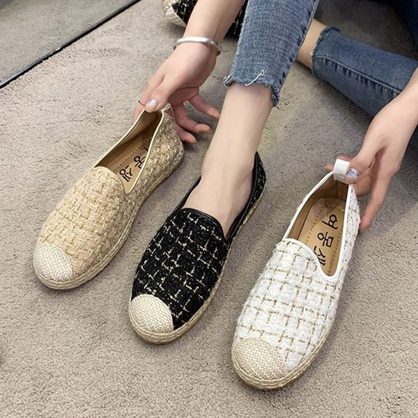 2020 new women espadrilles retro plaid fisherman woman loafers casual shoes female mules slip on flat shoes zapatos mujer 8262n, Black
2020 new women espadrilles retro plaid fisherman woman loafers casual shoes female mules slip on flat shoes zapatos mujer 8262n, Black