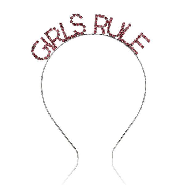 girls rule words hairband with crystal shinning stone fashion girls hairhoop for christhmas gifts, Golden;silver
girls rule words hairband with crystal shinning stone fashion girls hairhoop for christhmas gifts, Golden;silver