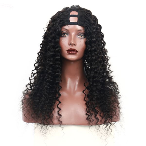 lace wigs brazilian loose curly u part wig human hair 250% density deep virgin natural color wave upart for black women, Black;brown
lace wigs brazilian loose curly u part wig human hair 250% density deep virgin natural color wave upart for black women, Black;brown