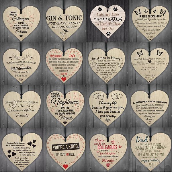 17styles wooden hanging heart plaque cute valentines day gift sign wedding party decorations christmas tree ornament pendant
17styles wooden hanging heart plaque cute valentines day gift sign wedding party decorations christmas tree ornament pendant