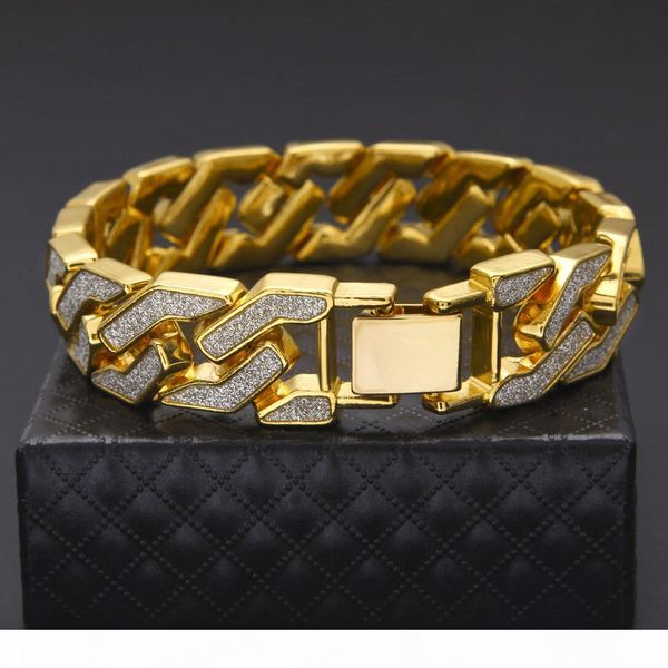 fashion jewelry 18k gold plated geometric figure curb chain hip hop men's cuban link bracelet 22.5cm*1.6cm, Black
fashion jewelry 18k gold plated geometric figure curb chain hip hop men's cuban link bracelet 22.5cm*1.6cm, Black