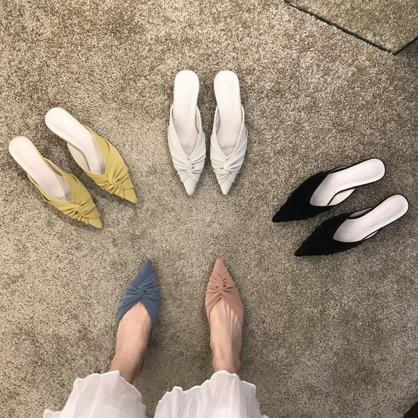 2020 new summer tip in her fine ban tuo xie female tender knot bow baotou sandals shoes, Black
2020 new summer tip in her fine ban tuo xie female tender knot bow baotou sandals shoes, Black
