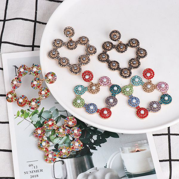 dangle & chandelier colorful crystal flower drop earrings for women girls fashion geometric rainbow rhinestone heart earring statement jewel, Silver
dangle & chandelier colorful crystal flower drop earrings for women girls fashion geometric rainbow rhinestone heart earring statement jewel, Silver