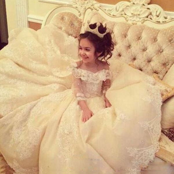 vintage lace appliqued pageant dresses with long sleeves ball gown flower girl dress off shoulder kid first communion dress, Red;yellow
vintage lace appliqued pageant dresses with long sleeves ball gown flower girl dress off shoulder kid first communion dress, Red;yellow