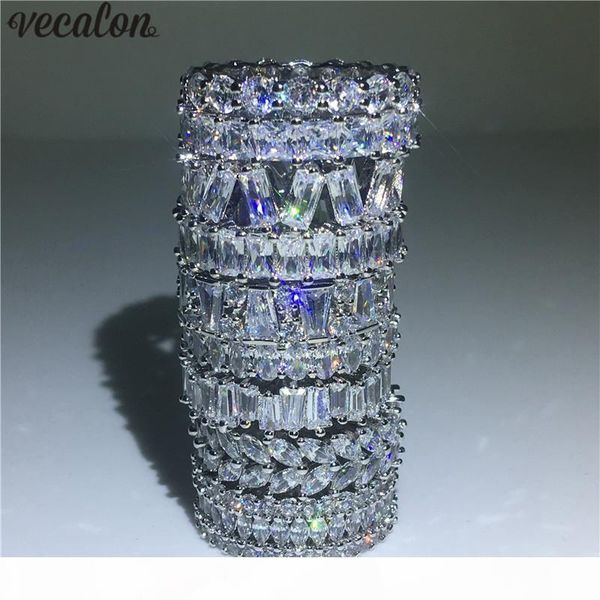 vecalon 9 стилей любители палец кольцо 925 серебряных бриллиантов cz engagement обручального кольца для женщин ювелирных изделий, Slivery;golden
vecalon 9 стилей любители палец кольцо 925 серебряных бриллиантов cz engagement обручального кольца для женщин ювелирных изделий, Slivery;golden
