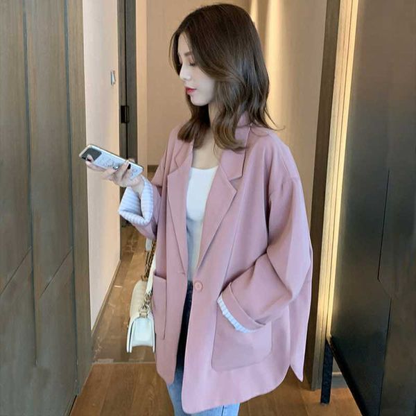 sweat double breasted women jackets notched collar spring women blazer jacket autumn female outerwear elegant ladies coat 2020, White;black
sweat double breasted women jackets notched collar spring women blazer jacket autumn female outerwear elegant ladies coat 2020, White;black