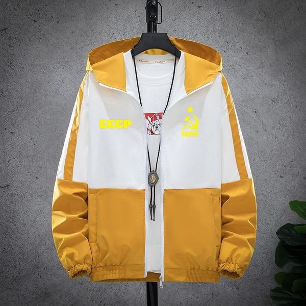 spring autumn men new brand cccp printing custom patchwork jacket windbreaker zipper hooded harajuku style comfortable jacket x0923 x0923, Black;brown
spring autumn men new brand cccp printing custom patchwork jacket windbreaker zipper hooded harajuku style comfortable jacket x0923 x0923, Black;brown