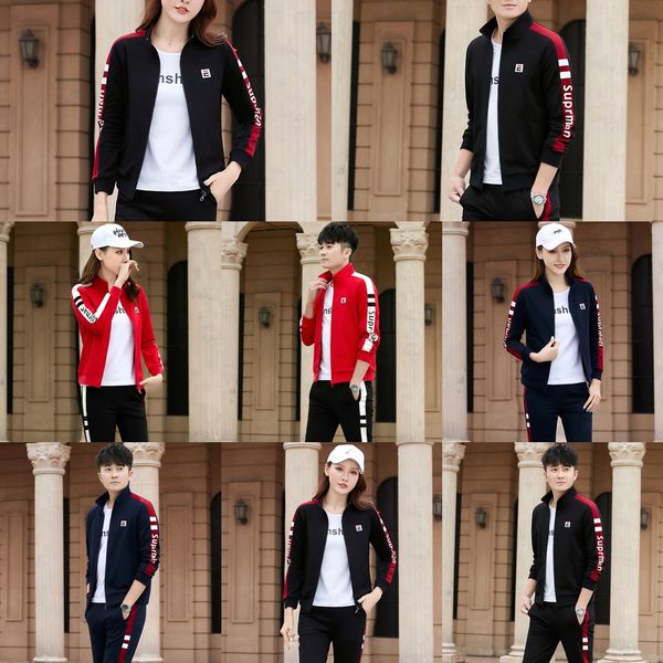 sports suit men's autumn 2019 couple sportswearnew loose casual sportswear women's three-piece spring and autumn sportswear couple, Gray
sports suit men's autumn 2019 couple sportswearnew loose casual sportswear women's three-piece spring and autumn sportswear couple, Gray