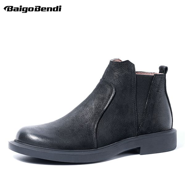 hight end elegant men boots top leather ботильоны большое качество zip ретро человек обувь зимняя, Black
hight end elegant men boots top leather ботильоны большое качество zip ретро человек обувь зимняя, Black
