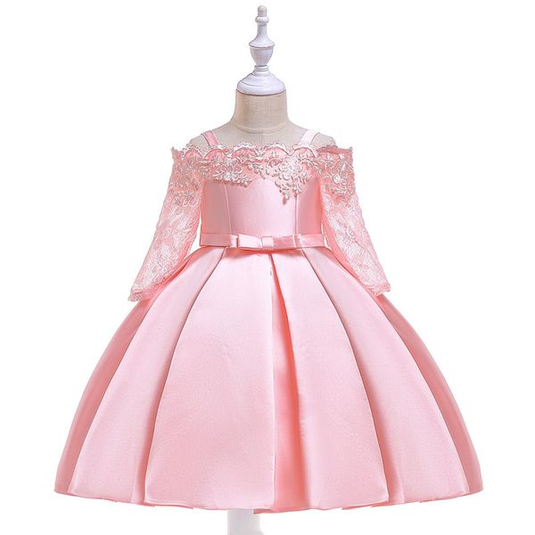 2018 cute princess flower girl dresses pink satin pageant gowns for weddings ankle length half sleeves first communion dresses for girls, White;red
2018 cute princess flower girl dresses pink satin pageant gowns for weddings ankle length half sleeves first communion dresses for girls, White;red