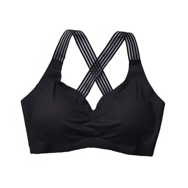 ladies seamless sports bra plus size yoga wireless ice silk padded push up sleep bra underwear women sports #2d13, White;black
ladies seamless sports bra plus size yoga wireless ice silk padded push up sleep bra underwear women sports #2d13, White;black