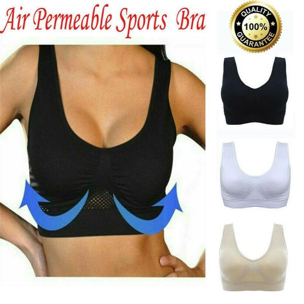 air permeable cooling summer sport wireless bra gym fitness athletic running sport underwear workout vest tank dropshipping, White;black
air permeable cooling summer sport wireless bra gym fitness athletic running sport underwear workout vest tank dropshipping, White;black