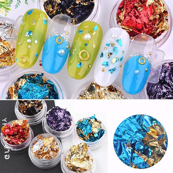 nail glitter 6pcs/set irregular sequins flakes aluminum foil shiny gold silver powder sparkly spangles manicure, Silver;gold
nail glitter 6pcs/set irregular sequins flakes aluminum foil shiny gold silver powder sparkly spangles manicure, Silver;gold