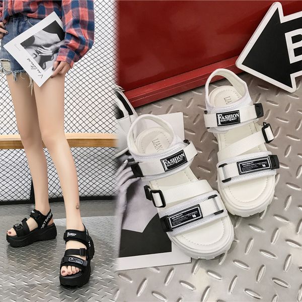 fashionable beach sandals 2020 summer new versatile thick bottom increased sandals sports and leisure x247, Black
fashionable beach sandals 2020 summer new versatile thick bottom increased sandals sports and leisure x247, Black