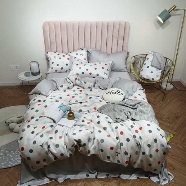 j2 soft tencel bed sheet pillowcase duvet cover set bedding set king size for color dots bed
j2 soft tencel bed sheet pillowcase duvet cover set bedding set king size for color dots bed