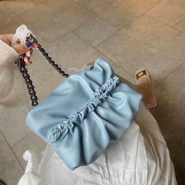 shoulder bags elegant female chain tote bag 2021 high-quality soft pu leather women's designer handbag pleated underarm
shoulder bags elegant female chain tote bag 2021 high-quality soft pu leather women's designer handbag pleated underarm