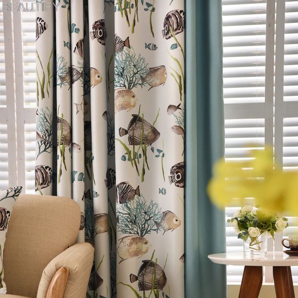 2020 american style tropical fish blackout curtains for bedroom sea fish black out window curtains for living room
2020 american style tropical fish blackout curtains for bedroom sea fish black out window curtains for living room