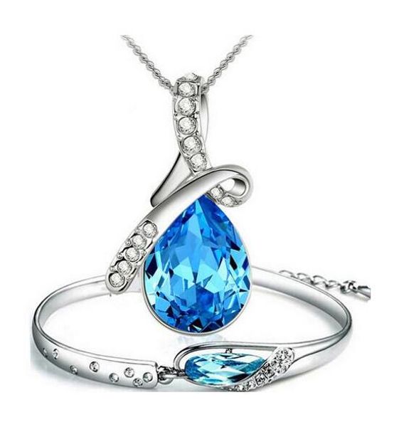 2020 gold plated austrian crystal angel's tears necklace bracelet jewelry sets sfor women made with swarovski elements wedding jewelry, Slivery;golden
2020 gold plated austrian crystal angel's tears necklace bracelet jewelry sets sfor women made with swarovski elements wedding jewelry, Slivery;golden