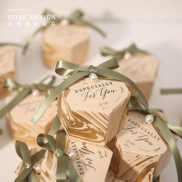 gift wrap 20pcs/lot hexagon candy box wedding favors paper thanks party chocolate with ribbion
gift wrap 20pcs/lot hexagon candy box wedding favors paper thanks party chocolate with ribbion