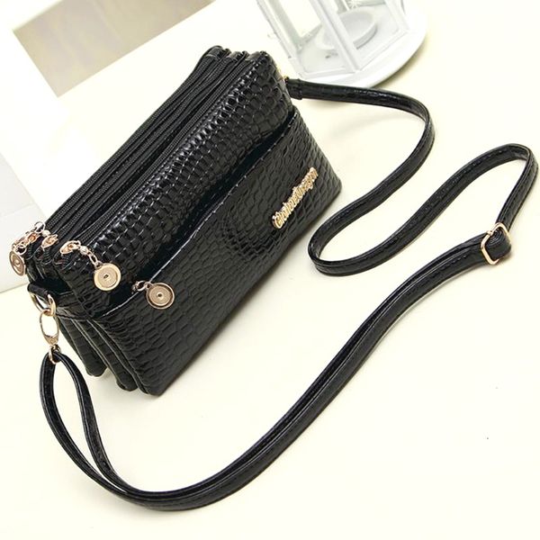 women shoulder bags fashion crocodile pattern mobile phone purses solid color zipper female crossbody bags for women
women shoulder bags fashion crocodile pattern mobile phone purses solid color zipper female crossbody bags for women