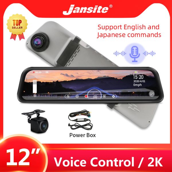 jansite 12 "car dvr dash cam right lens touch screen stream media two k ultra hd voice control camera recorders with backup camera
jansite 12 "car dvr dash cam right lens touch screen stream media two k ultra hd voice control camera recorders with backup camera