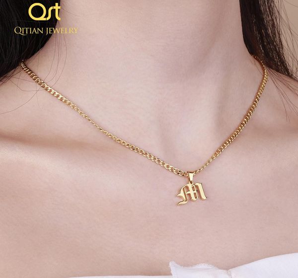 old english style custom capital initial a-z letter pendant necklaces beauty vintage font personalized necklace for men jewelry11, Silver
old english style custom capital initial a-z letter pendant necklaces beauty vintage font personalized necklace for men jewelry11, Silver