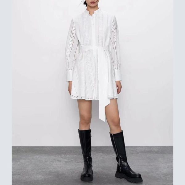 casual dresses women summer white embroidery mini dress sashes full sleeves cotton elegant fashion chic lady female woman, Black;gray
casual dresses women summer white embroidery mini dress sashes full sleeves cotton elegant fashion chic lady female woman, Black;gray