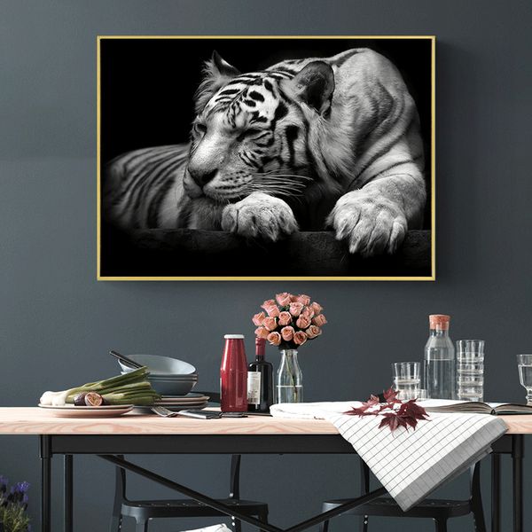 canvas painting wall posters and prints dull tiger wall art pictures for living children room decoration dining entrance l home decor
canvas painting wall posters and prints dull tiger wall art pictures for living children room decoration dining entrance l home decor