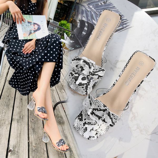 snake pattern slippers women thick heel thin bottom women's sandals summer women's shoes girl party 8cm non-slip outsole, Black
snake pattern slippers women thick heel thin bottom women's sandals summer women's shoes girl party 8cm non-slip outsole, Black