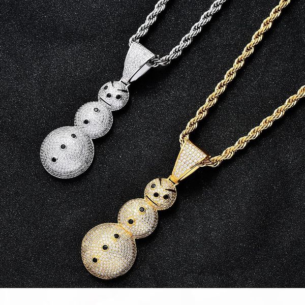 snowman pendant necklace zircon iced out mens necklace hip hop jewelry christmas gifts, Silver
snowman pendant necklace zircon iced out mens necklace hip hop jewelry christmas gifts, Silver