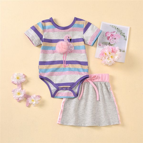 0-24m baby girls summer clothes sets newborn infant girls striped print rompers+skirts kids holiday casual outfits, White
0-24m baby girls summer clothes sets newborn infant girls striped print rompers+skirts kids holiday casual outfits, White