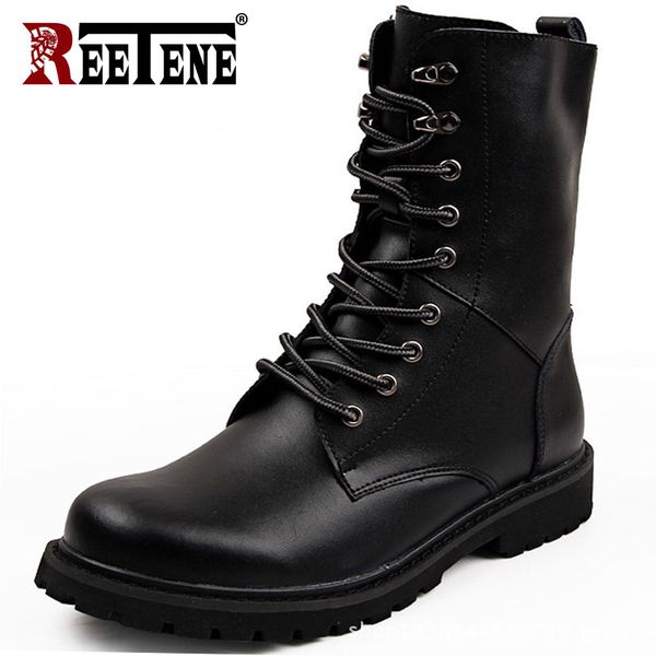 reetene high top кожаные сапоги круглый голова зима повседневная обувь высокого качества водонепроницаемый теплые ботинки ботинки мужчин мех, Black
reetene high top кожаные сапоги круглый голова зима повседневная обувь высокого качества водонепроницаемый теплые ботинки ботинки мужчин мех, Black