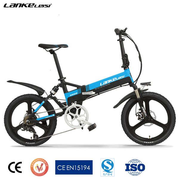 lendable electric bicycle lankeleisi 20 g550-s with lithium battery l g 13ah 20 "floding e-bike 400w, Silver;blue
lendable electric bicycle lankeleisi 20 g550-s with lithium battery l g 13ah 20 "floding e-bike 400w, Silver;blue