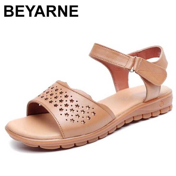 beyarnesummer 2020 new hollow open toe genuine leather sandals practical comfort fashion sandals soft bottom wedge women, Black
beyarnesummer 2020 new hollow open toe genuine leather sandals practical comfort fashion sandals soft bottom wedge women, Black