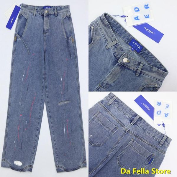 men's jeans 20aw adererror vader men women shooting star frayed style ader error denim blue mark tag label pants
men's jeans 20aw adererror vader men women shooting star frayed style ader error denim blue mark tag label pants