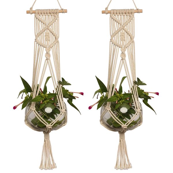 1pc large-sized plant hanger basket handmade rope pots holder fine hemp rope net flower pot plant lanyard
1pc large-sized plant hanger basket handmade rope pots holder fine hemp rope net flower pot plant lanyard