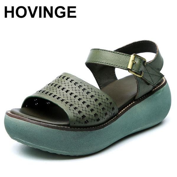 hovingehandmade genuine leather vintage hollow pattern stitching platform sandals summer casual women flat shoes new 2020, Black
hovingehandmade genuine leather vintage hollow pattern stitching platform sandals summer casual women flat shoes new 2020, Black
